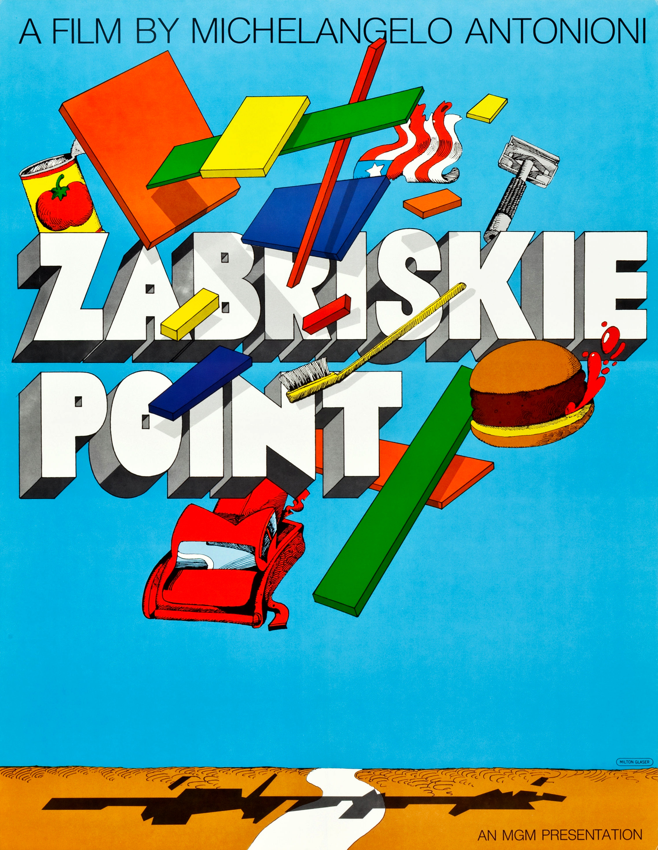 Zabriskie Point——Milton Glaser电影海报