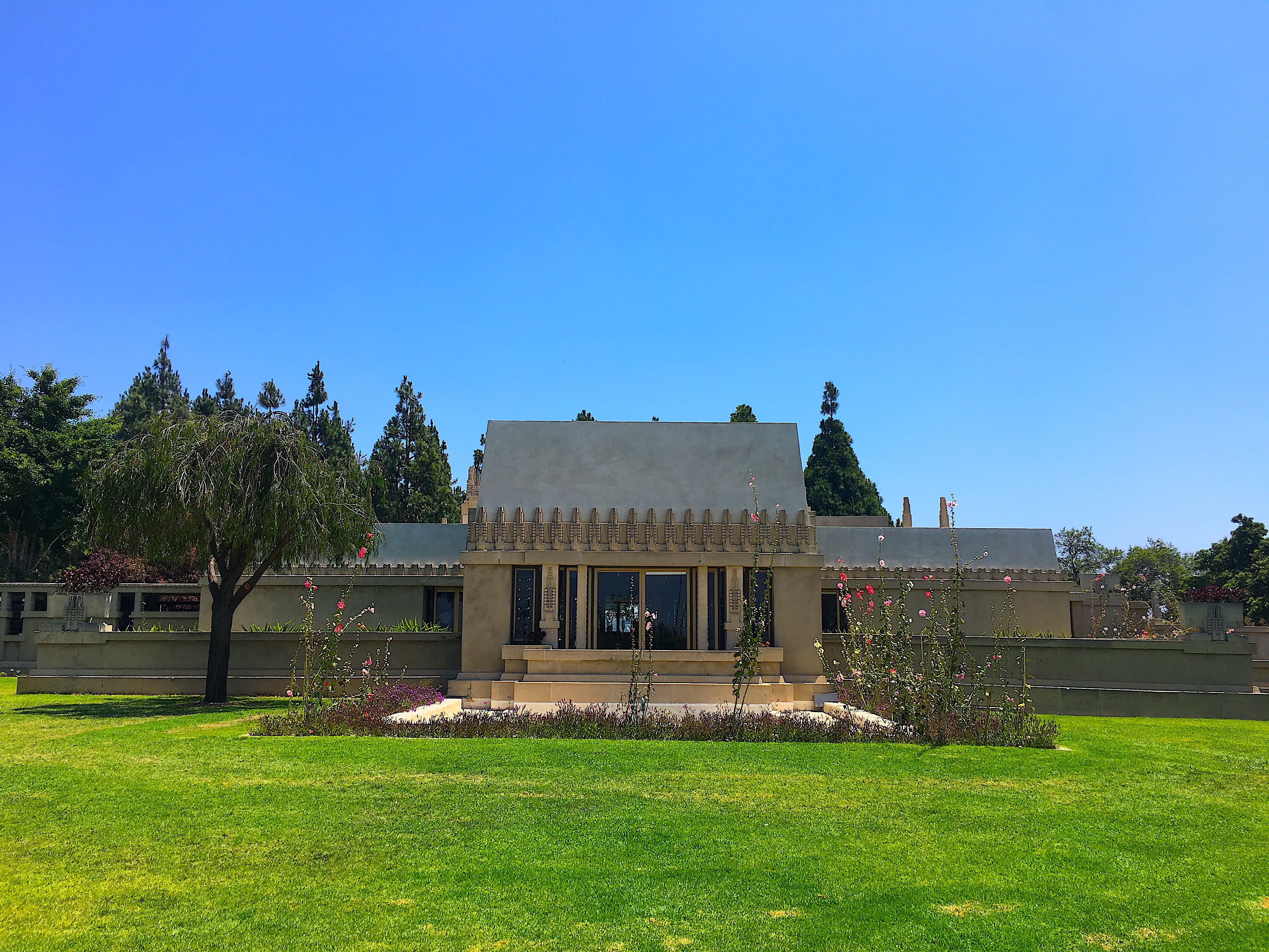 Hollyhock House——庭院