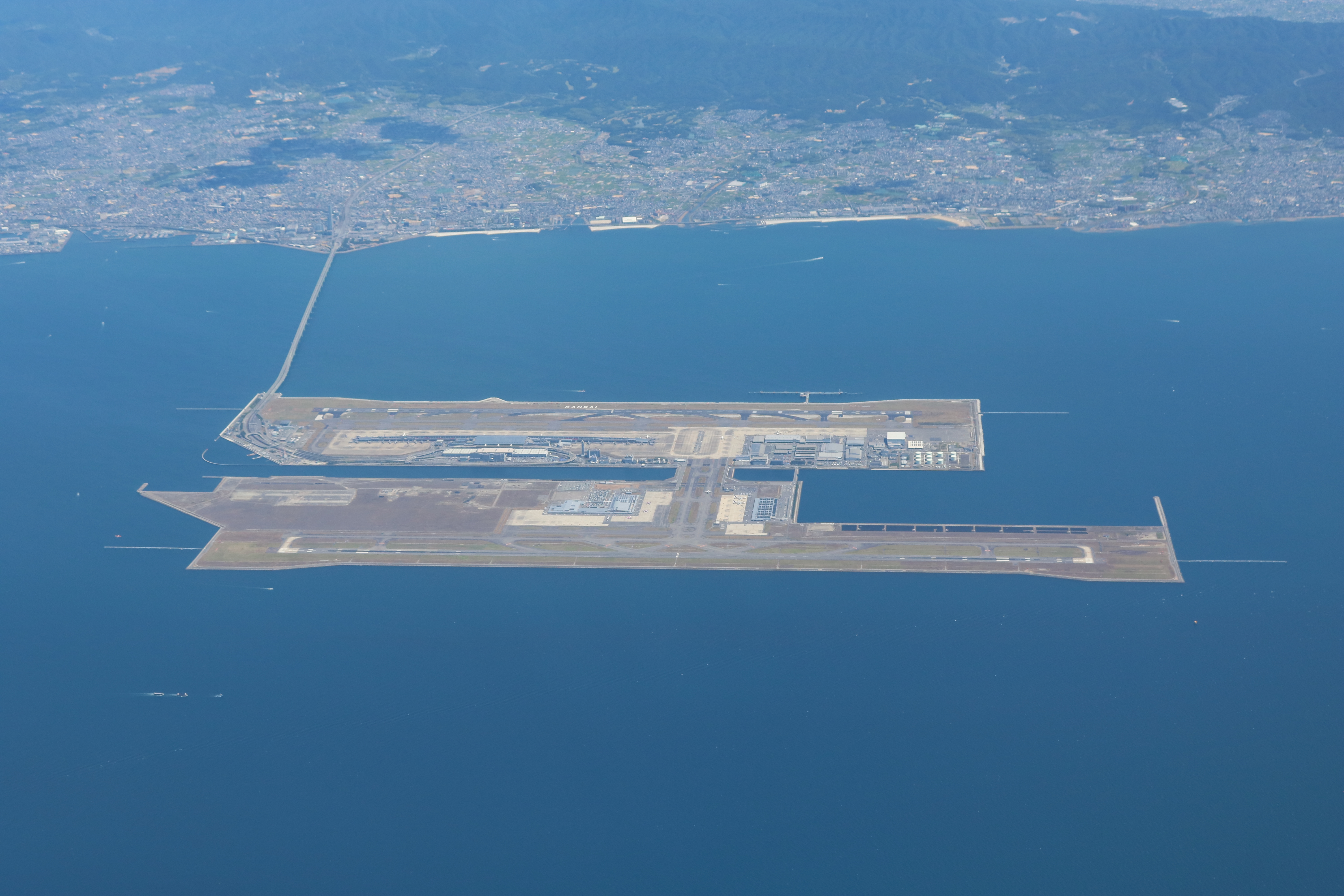 关西国际机场——人工岛全景