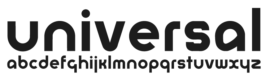 Universal Typeface——字样标本